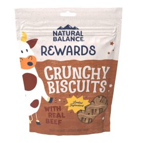 Natural Balance Pet Foods Rewards Crunchy Biscuits Dog Treats Beef (Option: 1ea/14 oz)