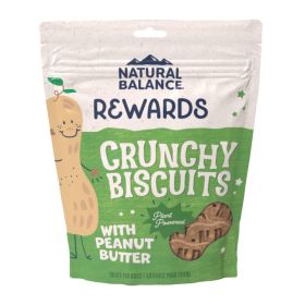 Natural Balance Pet Foods Rewards Crunchy Biscuits Dog Treats Peanut Butter (Option: 1ea/14 oz)