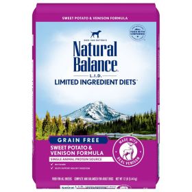 Natural Balance Pet Foods Limited Ingredient Reserve Grain Free Sweet Potato & Venison (Option: 12Lb)