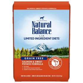 Natural Balance Pet Foods Limited Ingredient Grain Free Dry Dog Food Salmon & Sweet Potato (Option: 12Lb)