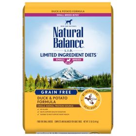 Natural Balance Pet Foods Limited Ingredient Reserve Grain Free Small Breed Dry Dog Food Duck & Potato (Option: 12Lb)