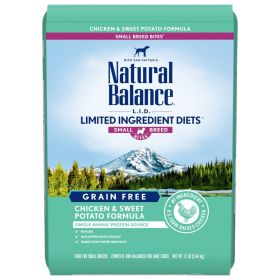 Natural Balance Pet Foods Limited Ingredient Grain Free Small Breed Dry Dog Food Chicken & Sweet Potato (Option: 12Lb)