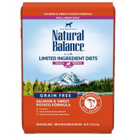 Natural Balance Pet Foods Limited Ingredient Grain Free Small Breed Dry Dog Food Salmon & Sweet Potato (Option: 12Lb)