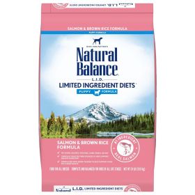 Natural Balance Pet Foods Limited Ingredient Puppy Dry Dog Food Salmon & Brown Rice (Option: 24lb)