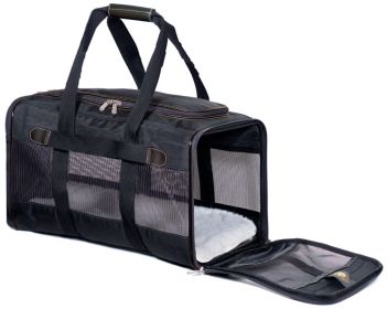 Sherpa's Pet Trading Company Original Deluxe Pet Carrier Black (Option: 1ea/LG)