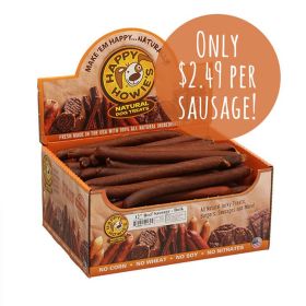 Happy Howie Dog Beef Sausage (Option: 12 Inch Bulk 36 Pack)