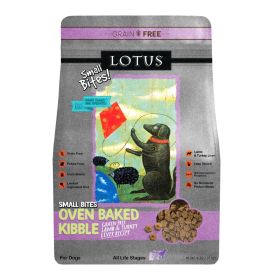Lotus Dog Grain Free Small Bite Lamb Turkey (Option: Liver 4Lb)