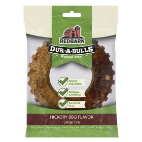 Redbarn Pet Products Dur A Bulls Tire Hickory BBQ, (Option: 1ea/14Ct, LG)