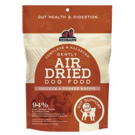 Redbarn Pet Products Air Dried Gut Support Dry Dog Food Chicken & Turkey, (Option: 12ea/2.5oz.)