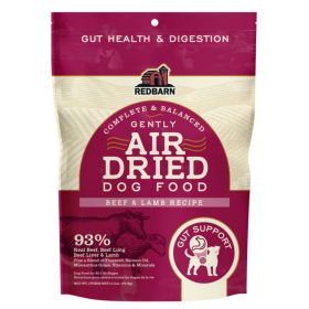 Redbarn Pet Products Air Dried Gut Support Dry Dog Food Beef & Lamb, (Option: 12ea/2.5 oz.)
