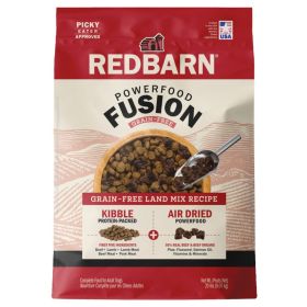 Redbarn Pet Products Powerfood Fusion Grain Free Dry Dog Food Land Mix Beef, (Option: 1ea/20 lb)
