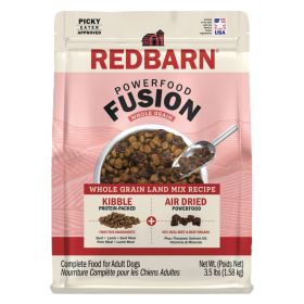 Redbarn Pet Products Powerfood Fusion Whole Grain Dry Dog Food Land Mix Beef, (Option: 1ea/3.5 lb)