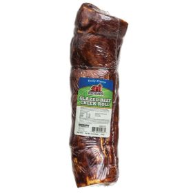 Redbarn Pet Products Glazed Beef Cheek Roll Dog Treat Beef (Option: 1ea/LG)