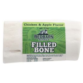 Redbarn Pet Products Naturals Filled Bone Dog Treat Chicken & Apple (Option: 20ea/SM, 20 ct)