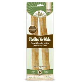 Fieldcrest Farms Nothin' To Hide Roll Dog Treat Chicken (Option: 1ea/10 in, LG, 2 pk)