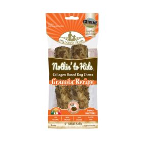 Fieldcrest Farms Nothin' To Hide Roll Dog Treat Granola, (Option: 1ea/SM, 5 in)