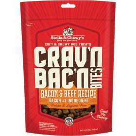 Stella and Chewys Dog Cravn Bacon Bites (Option: Beef 8.25oz.)