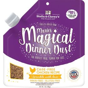 Stella And Chewys Cat Freeze (Option: Dried Marie Magical Dinner Dust Chicken 7oz.)