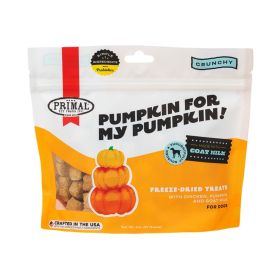 Primal Dog Freeze (Option: Dried Pumpkin For My Pumpkin Chicken Pumpkin With Goat Milk 2oz.)