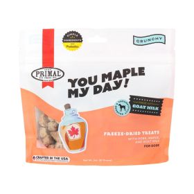 Primal Dog Freeze (Option: Dried You Maple My Day Pork Maple With Goat Milk 2oz.)