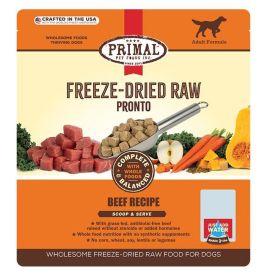 Primal Dog Freeze Dried Pronto Beef (Option: 25oz.)