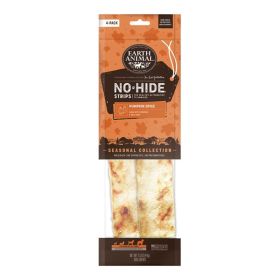 Earth Animal Dog No  Hide Strips Pumpkin (Option: Spice 4 Pack)