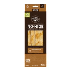 EARTH ANIMAL DOG NO (Option: Hide Original Collection Venison Strips Value Pack  10 Pack)