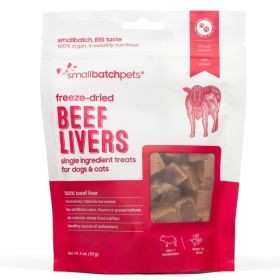 Smallbatch Dog Cat Freeze Dried Treat (Option: Beef Liver 4oz)