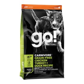 Go! Dog Carnivore Grain Free Puppy Chicken, Turkey & Duck (Option: 22Lb)