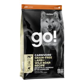 Go! Dog Carnivore Grain Free Lamb & Boar (Option: 22Lb)