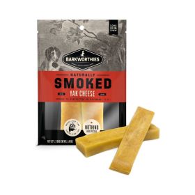 Barkworthies Smoked Yak Cheese Dog Treat (Option: 20ea/LG)