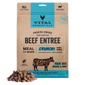 Vital Essentials Dog Freeze Dried Mini Nibs Beef (Option: 14oz.)