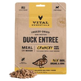 Vital Essentials Dog Freeze Dried Mini Nibs Duck (Option: 14oz.)