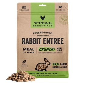 Vital Essentials Dog Freeze Dried Mini Nibs Rabbit (Option: 14oz.)