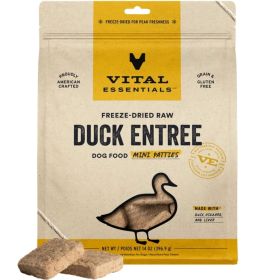 Vital Essentials Dog Freeze Dried Mini Patties Duck (Option: 14oz.)