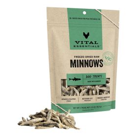 Vital Essentials Dog Freeze (Option: Dried Grain Free Minnows Treats 2.5oz.)
