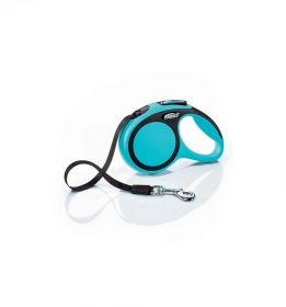 Flexi New Comfort Retractable Tape Dog Leash Blue (Option: 1ea/10 ft, XS, Up To 26 lb)
