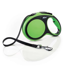 Flexi New Comfort Retractable Tape Dog Leash Green (Option: 1ea/26 ft, LG, Up To 110 lb)