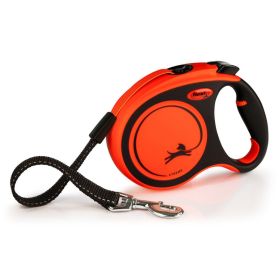 Flexi Xtreme Retractable Leash Orange Black, (Option: 1ea/LG, 16 ft)