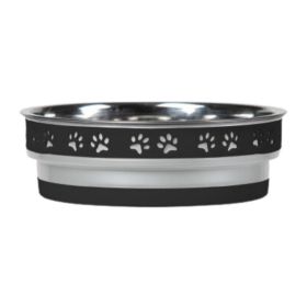 Loving Pets Corsa Pet Bowl Stealth Black, (Option: 1ea/MD)