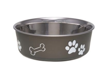 Loving Pets Classic Dog Bowl Espresso, (Option: 1ea/LG)