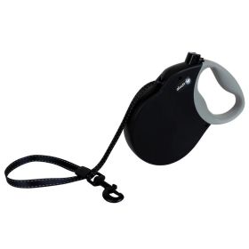 Alcott Expedition Retractable Belt Leash Black (Option: Large24Ft)