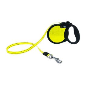 Alcott Visibility Retractable Belt Leash Neon Yellow (Option: Large16Ft)