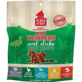 Plato Dog Mini Thinkers Duck (Option: 3oz.)