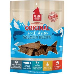Plato Dog Strips Salmon (Option: 18oz.)