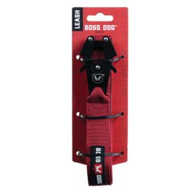Boss Dog Tactical Dog Leash Red, (Option: 1ea/4 ft)