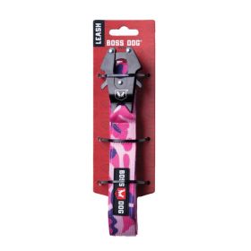 Boss Dog Tactical Dog Leash Pink Camo, (Option: 1ea/4 ft)