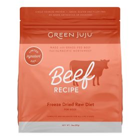 Green Juju Dog & Cat Freeze Dried Raw Grain Free Limited Ingredient Diet (Option: Beef 14oz.)