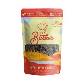 Beg & Barker Beef Liver Strip Dog Treats (Option: 1ea/10 oz)