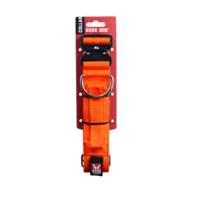 Boss Dog Tactical Adjustable Dog Collar Hunter Orange, (Option: 1ea/LG, 1722 in)